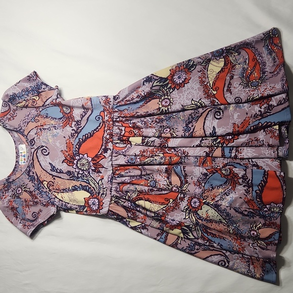 Dot Dot Smile Twirl Dress | Paisley Floral Print | Size 3/4 - Picture 3 of 8